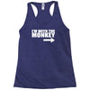 im with monkey Racerback Tank