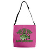 bass look big Adjustable Strap Totes