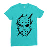 jason voorhees mask 2 Ladies Fitted T-Shirt