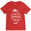 music is the universal language of mankind V-Neck Tee