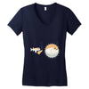 blowfish pranks Women's V-Neck T-Shirt