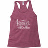 i'm a hooker on the weekends Racerback Tank
