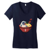 great wave ramen Women's V-Neck T-Shirt