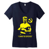 rocky 4 ivan drago homage Women's V-Neck T-Shirt