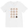 charlie moticons V-Neck Tee