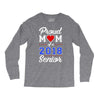 proud mom of a 2018 senior Long Sleeve Shirts