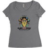 planet music Women's Triblend Scoop T-shirt