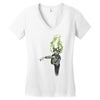 noxious gases may be harmful Women's V-Neck T-Shirt