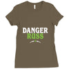 danger russ Ladies Fitted T-Shirt