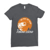 the man the myth the fishing Ladies Fitted T-Shirt