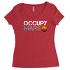 elon musk occupy mars Women's Triblend Scoop T-shirt