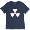 biohazard logo die cut vinyl V-Neck Tee