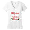 i just want to bake stuff and watch christmas movies all day Women's V-Neck T-Shirt