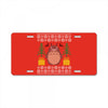 totoro ugly christmas License Plate