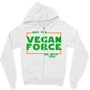 May The Vegan Force Be With You Zipper Hoodie