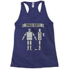 onward robots! &ndash; by chris ware Racerback Tank