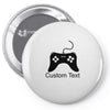 custom text Pin-back button