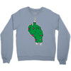 rude zombie Crewneck Sweatshirt
