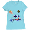 merry christmas! Ladies Fitted T-Shirt