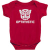 be optimistic transformers   robot optimus prime movie autobots show t Baby Bodysuit