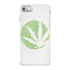cannabis finger printing iPhone 7 Case
