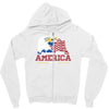 science bless america Zipper Hoodie