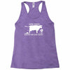 vegetarier mein essen schei&szlig;t Racerback Tank