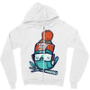 net Zipper Hoodie