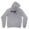 t rex skeleton santa claus Unisex Hoodie