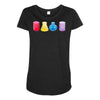 chemistry shot glasses Maternity Scoop Neck T-shirt