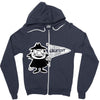 boris badenov Zipper Hoodie