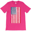 t-rex vintage american flag T-Shirt