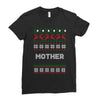 ugly christmas mother Ladies Fitted T-Shirt