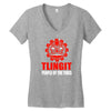 tlingit people of the tides Women's V-Neck T-Shirt