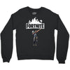fortnite dab (white) Crewneck Sweatshirt