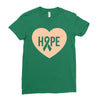 Hope With Heart Ladies Fitted T-Shirt