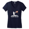 finders keepers Women's V-Neck T-Shirt