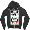 lose Zipper Hoodie