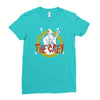 the grey Ladies Fitted T-Shirt