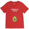 Powered By Avocado V-Neck Tee