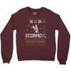 santa scorpio christmas ugly t shirts Crewneck Sweatshirt