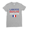 Librate Egalite Mbappe France Ladies Fitted T-Shirt
