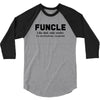 Funcle Like Dad, Only Cooler 3/4 Sleeve Shirt