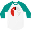 pikachu silhouette 3/4 Sleeve Shirt