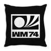 wm 74retro deutschland Throw Pillow