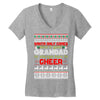 santa only comes once a year grandad is always here to cheer Women's V-Neck T-Shirt