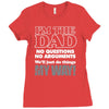 i'm the dad Ladies Fitted T-Shirt