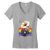Ceremony of Love with Rainbow Colors Women's V-Neck T-Shirt