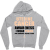Uterine Cancer Awareness I Wear Peach For Some Special To Me Zipper Hoodie