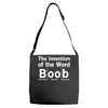 invention of the word boob Adjustable Strap Totes
